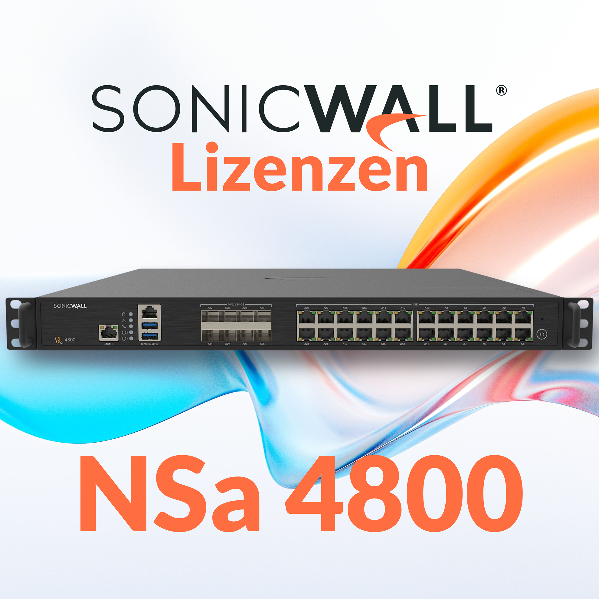 SonicWall NSa 4800 Lizenzen