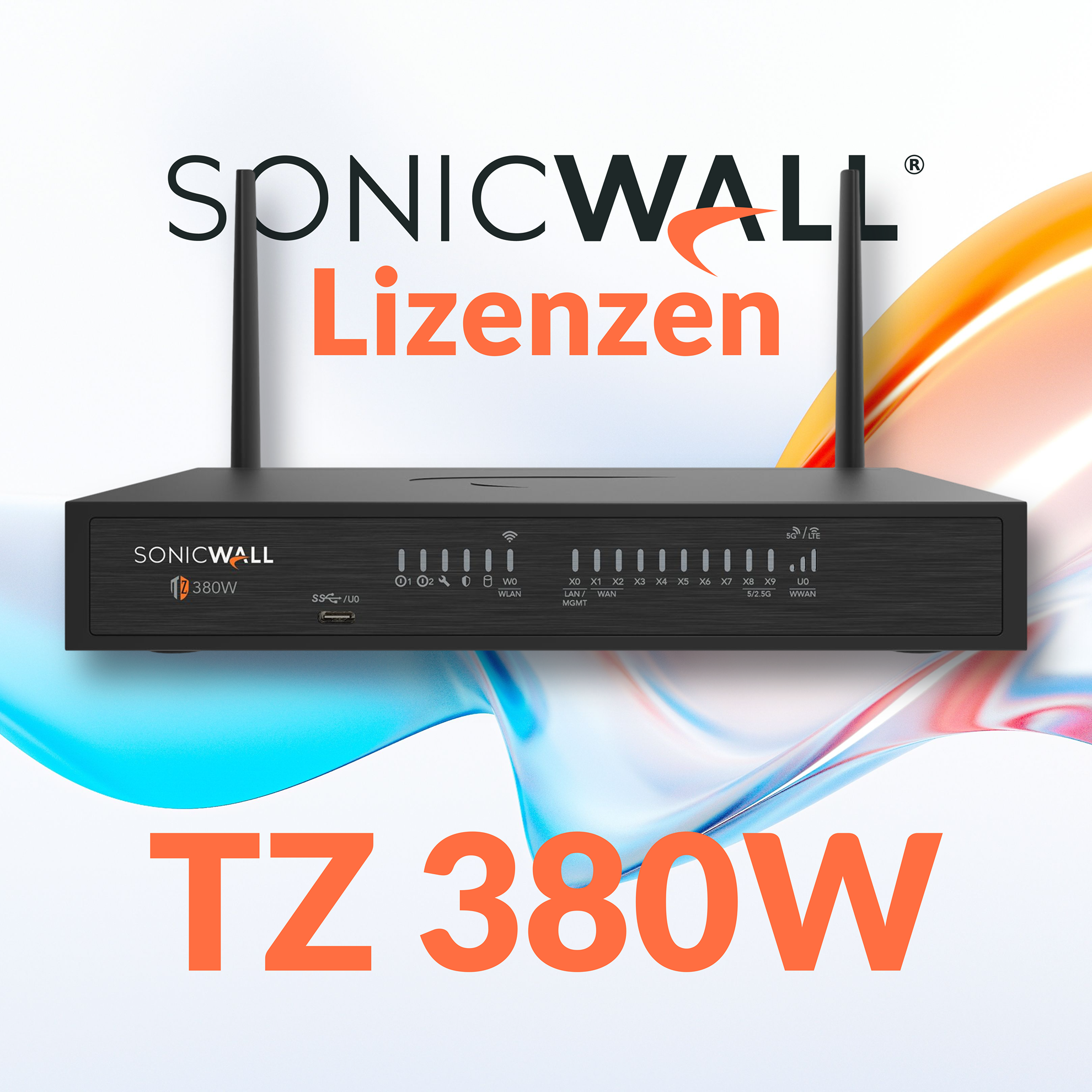 SonicWall TZ 380W Lizenzen