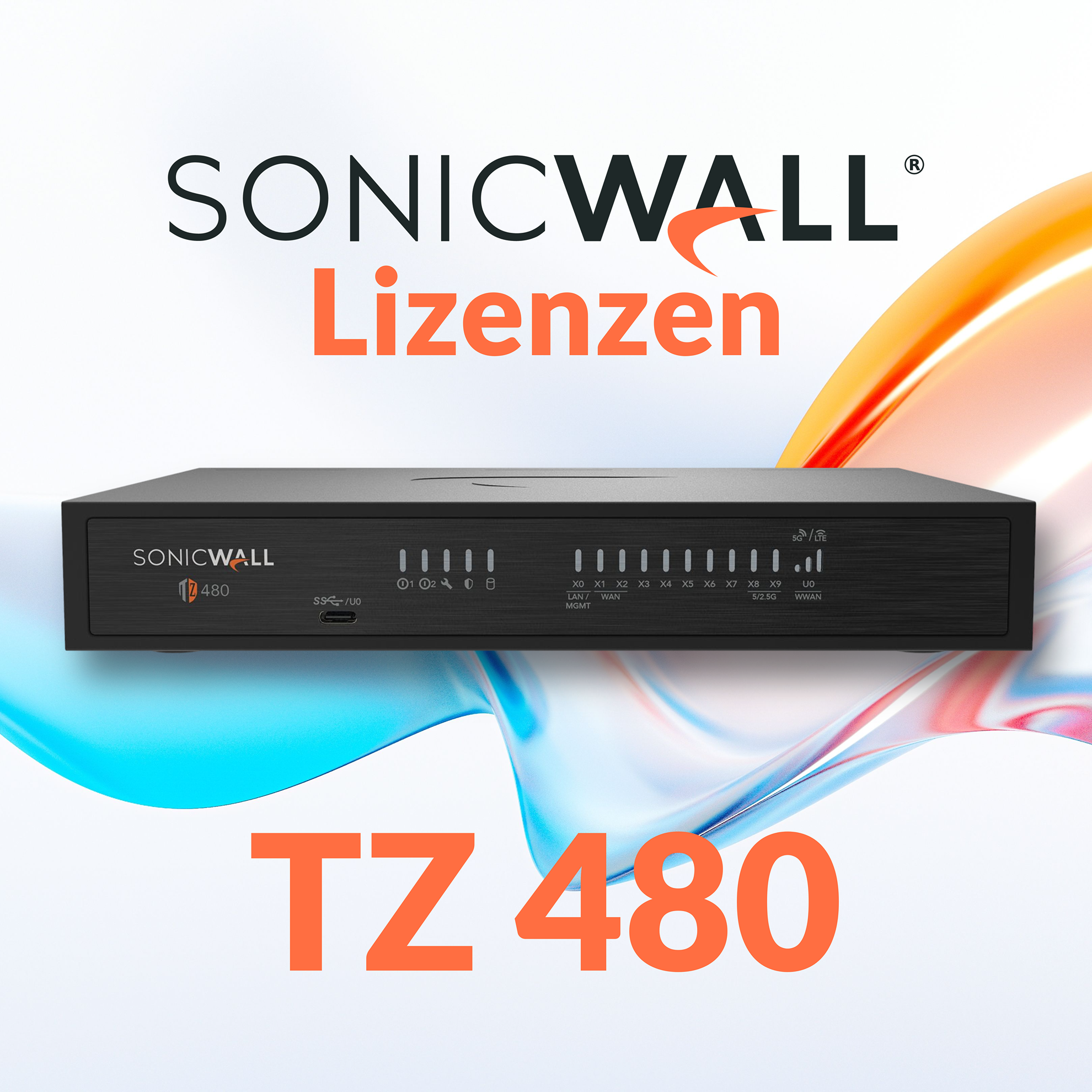 SonicWall TZ 480 Lizenzen